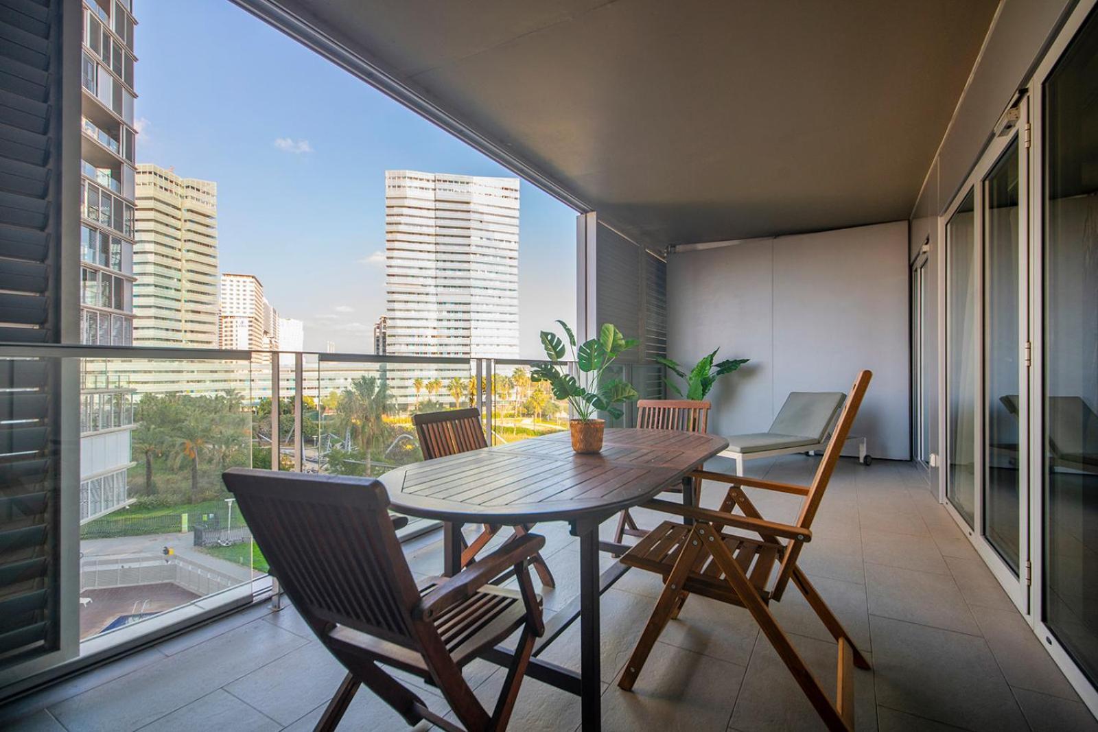 You Stylish Beach Apartments برشلونة الغرفة الصورة
