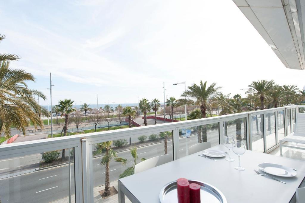 You Stylish Beach Apartments برشلونة الغرفة الصورة